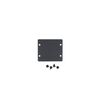 W-2BLANK Wall Plate Insert Slot, Black, Double Slot, 2 image