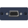 WX-2F(G) VGA/UXGA VGA/UXGA Wall Plate Insert, Grey, Single Slot, Colour: Grey