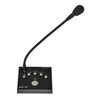 MPAGE4 Desktop Paging Station, 4 Zones, Black, Cardioid, 50Hz to 18kHz