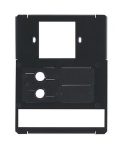 T1AF-14T Face Plate, Black, 1xPower Socket, Version: 14T conf