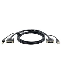 C-KVM/2-3 KVM Cable DVI-D Dual-Link and USB, 1.8 m, Black, Version: DVI–D Dual–Link and USB