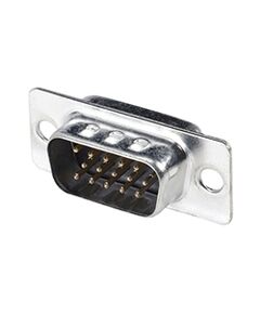 CON-HD15/BM VGA Cable Connector, Male Solder, Connector Gender: Male