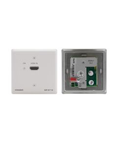 WP-571EU(W)-86 Wall Plate Transmitter, 90/70m Transmission Range, Stereo Sound, White, Version: EU 86