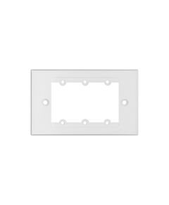 FRAME-1G/US(W) Face Plate, White, 8 x 0.25 x 8cm, USW, Colour: White, Version: US Version