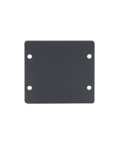 W-2BLANK Wall Plate Insert Slot, Black, Double Slot