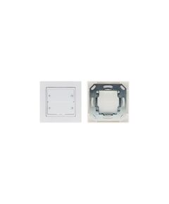 FRAME-1GP-80(W) Design Frame for Wall Plate Insert, 1-Gang, EU, White