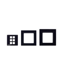 RC-206/306/EU-PANEL(B) Frame and Faceplate Set, Black, For RC-206/RC-306 EU Wall Plate