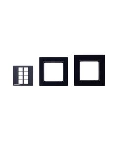 RC-208/308/EU-PANEL(B) Frame and Faceplate Set, Black, For RC-208/RC-308 EU Wall Plate