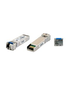 SFP1-SMB-S Transceiver, 2 Strand Simplex Fiber Optic LC (PC/UPC) Connector, Silver