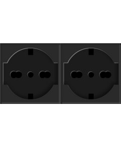 TS-2IT Dual Power Socket, TS Italy, 2xSocket, Version: Italy