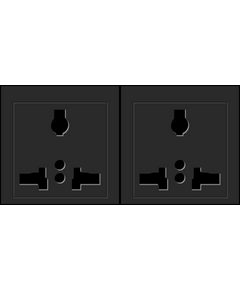 TS-2U Universal Dual Power Socket, TS Universal, 2xSocket, Version: Universal