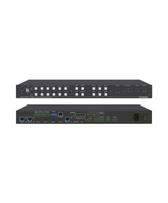 VS-622DT All-in-One Presentation System with 6x2 4K60 4:2:0 HDMI/HDBaseT Matrix Switching, Control Gateway, PoE, Power Amplifier & Maestro Room Automation