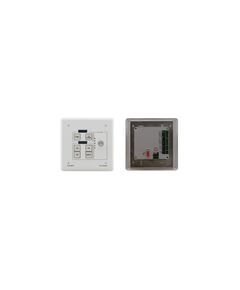 RC-63DLN(W) 6-Button Room Controller with Digital Volume Control & LCD Group Labels, White, Colour: White