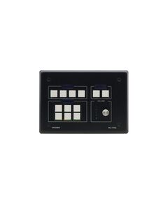 RC-74DL(B) 12-Button Master Room Controller with Digital Volume Knob, Black, Colour: Black