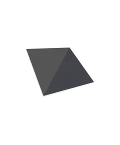 ECHO2-602C Acoustic Wall/Dropped Ceiling Panel, 60x60x2cm, PET, Dark Grey