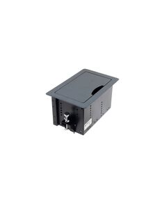 TBUS-10XL(B) Table Top Enclosure, Aluminium, Black Sand, Colour: Black Sand