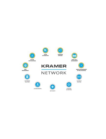 KN-UPG-100D-LIC Network Platform, Windows 10, FW Version, 100 Devices for Kramer Network