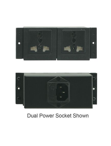 TS-1GB Single Power Socket, TS Great Britain, 1xSocket, Version: Great Britain, 2 image