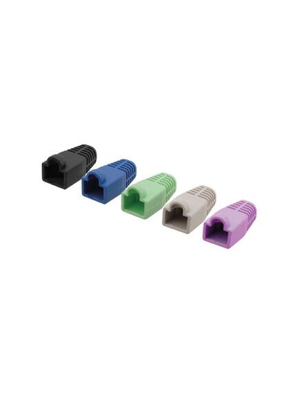 CB-PURPLE Strain Relief Boot, Polycarbonate, Purple, For RJ-45 Cable, Colour: Purple