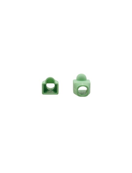 CB-GREEN Strain Relief Boot, Polycarbonate, Green, For RJ-45 Cable, Colour: Green, 2 image