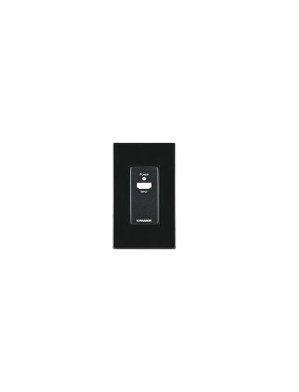 WP-3H2/US-PANEL(B) Black Frame and Faceplate Set for US or EU/UK Size Wall Plates