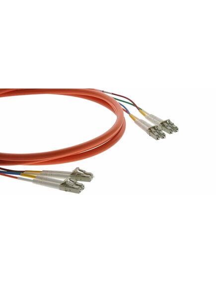 C-4LC/4LC-99 Fiber Optic Breakout Cable, 30 m, Orange, 4xLC Male to 4xLC Male, Length: 30