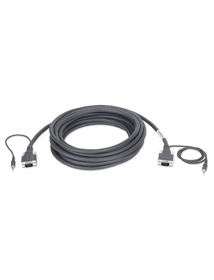 C-GMA/GMA-15 VGA Cable with Stereo Audio 3.5mm Mini Jack, 4.6 m, Length: 4.6, 2 image