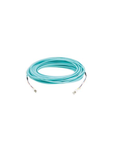 CLS-2LC/OM3-558 OM3 LSHF Fiber Optic Cable, 170 m, Aqua, 2xLC Male to 2xLC Male, Length: 170