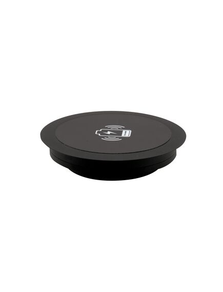 KWC-1(BC) Wireless Charging Spot, Silver Sand, Aluminium, Anodized, Colour: Silver Sand