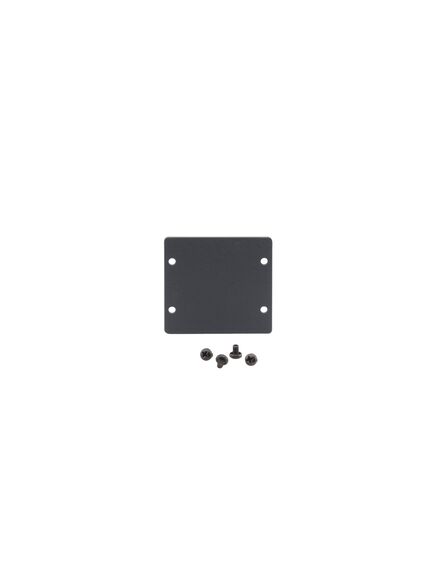 W-2BLANK Wall Plate Insert Slot, Black, Double Slot, 2 image