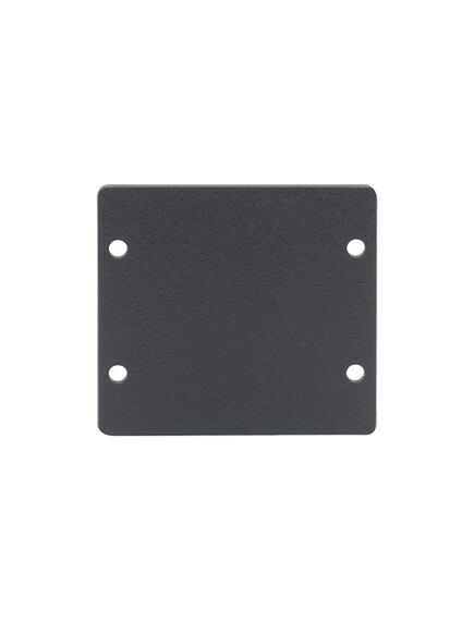 W-2BLANK Wall Plate Insert Slot, Black, Double Slot