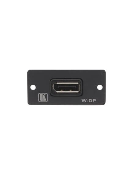 W-DP(B) DisplayPort Wall Plate Insert, Black, Single Slot, Colour: Black, 2 image