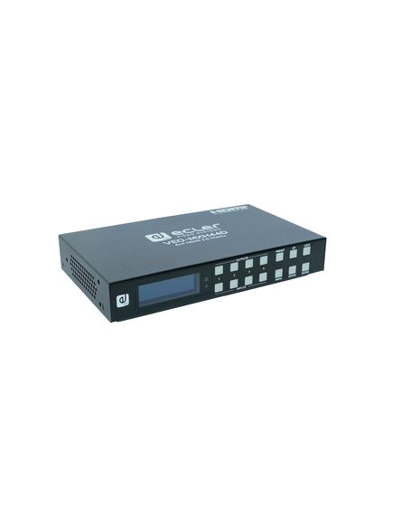 VEO-MXH44D 4x4 HDMI 2.0 matrix switcher with HDR and stereo audio outputs