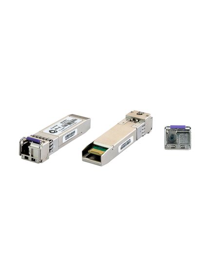 SFP1-SMA-S Transceiver, 2 Strand Simplex Fiber Optic LC (PC/UPC) Connector, Silver, Single Mode, 2 image