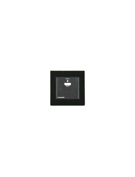 WP-3H2/EU-PANEL(B) Frame and Faceplate Set, Black, For EU Wall Plate, 3 image