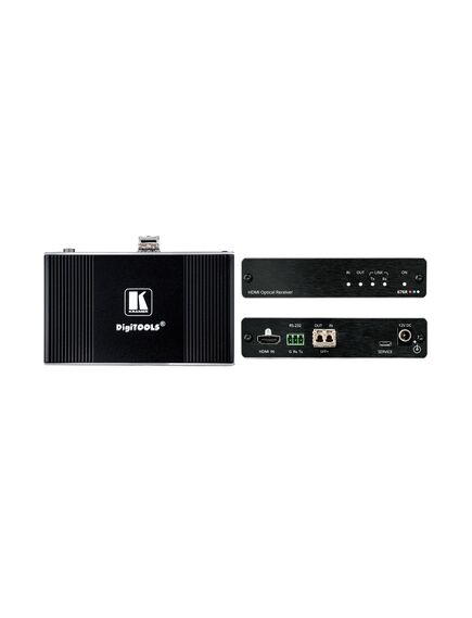 676R 4K60 4:4:4 HDMI and RS–232 Receiver over Ultra–Reach MM/SM Fiber Optic