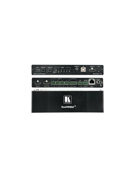 DSP-62-AEC 6x2 PoE Audio Matrix with DSP and AEC