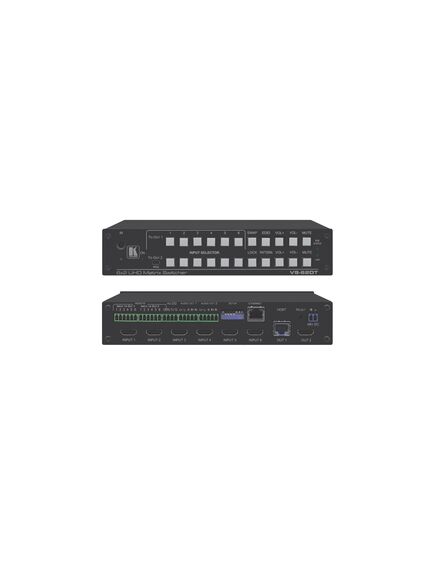 VS-62DT 6x2 4K60 4:2:0 HDMI/HDBaseT Long-Reach PoE Matrix Switcher