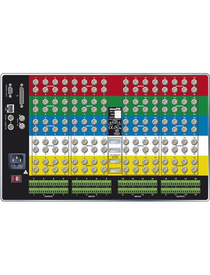 1616V5R-XL Sierra Video Pro XL Series 16x16 RGBHV Matrix Switcher with Redundant Power Supply (6RU)