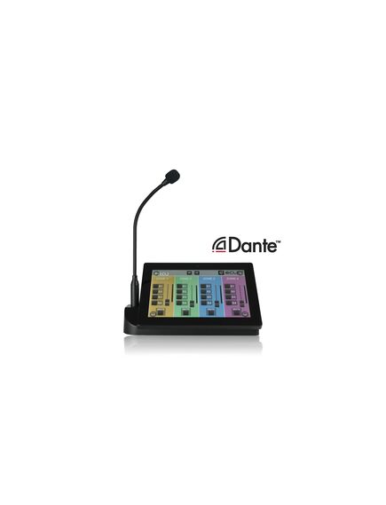 PAGENETDN Programmable Paging Station with Control Touch-Screen, Black, Unidirectional