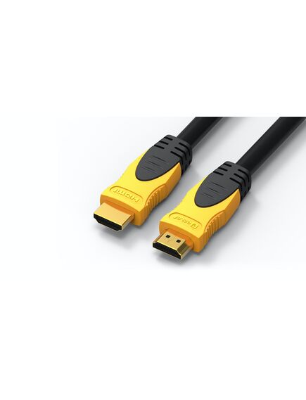 VEO-CH210 High Speed HDMI Cable, VEO Series, Black/Yellow, 10m, Length: 10