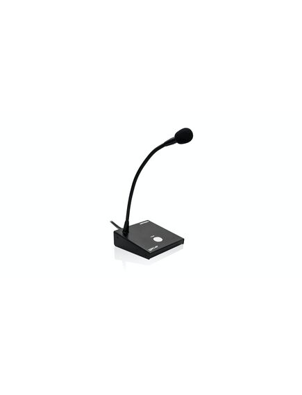 MPAGE1r Desktop Paging Station, 1 Zone, Black, Unidirectional, 50Hz to 18kHz, 2 image