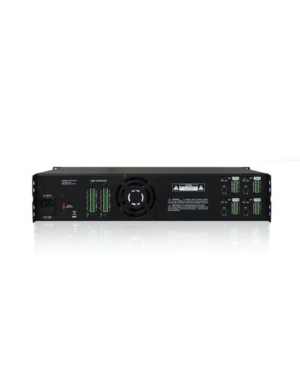 eHSA4-500 Multichannel Amplifier with 4X500WRMS @100V (High Impedance) Powered Outputs, 3 image