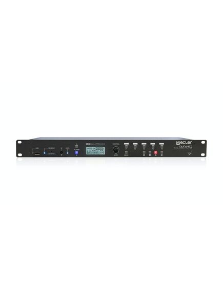 DUONET PLAYER Dual Streaming and Media Audio Player, 2xControls, 100 to 240V AC, RJ45 (Ethernet) Input, 3-Pin Balanced Euro Block Output