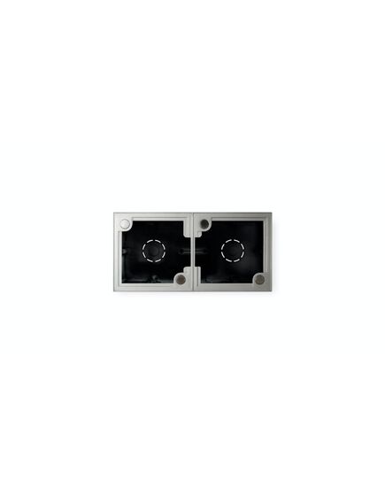 WPa2FMBOX Double Flush-Mount Box, For WPa Wall Panel series, Black, 2 image