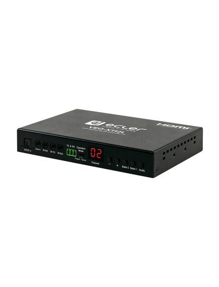 VEO-XTI2L Video Extender, 4 Ports, 1 HDMI (Type-A) (Video), 1xFiber Optic SFP Receptacle (Video)/1x USB B 2.0