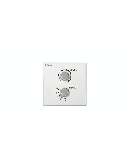 WPaVOL-SR Remote Wall Control, ABS (Enclosure), White