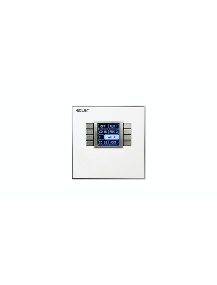 WPNET8K Wall Control Panel, 8xButton Control, 1xRJ-45 Port, White