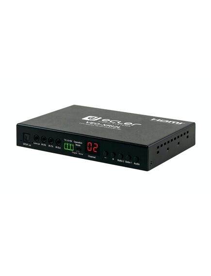 VEO-XRI2L Video Extender, USB 2.0, HDCP 2.2, HDCP 1.4, HDMI (Type A), RJ45, HDMI 1.4, Black