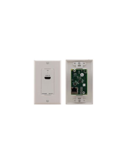 WP-571/US(W) Wall Plate Transmitter, 90/70m Transmission Range, Stereo Sound, White Chassis Frame, Version: US